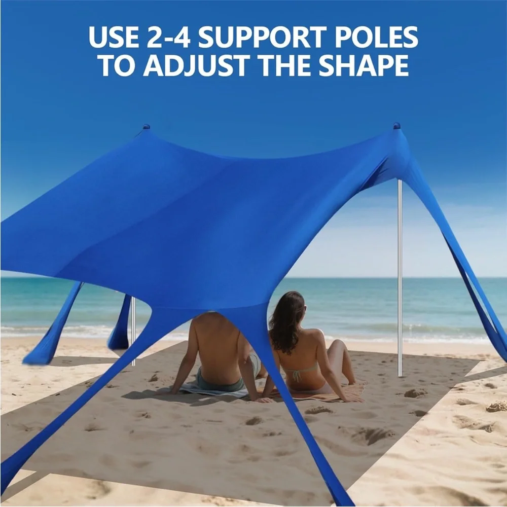 Blue Beach Shade Canopy Tent